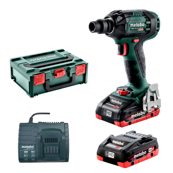 Акумуляторний ударний гайковерт Metabo SSW 18 LTX 300 BL, 18В (602395800)