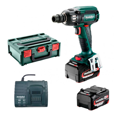 Аккумуляторный ударный гайковерт Metabo SSW 18 LTX 400 BL, 18В (602205500)