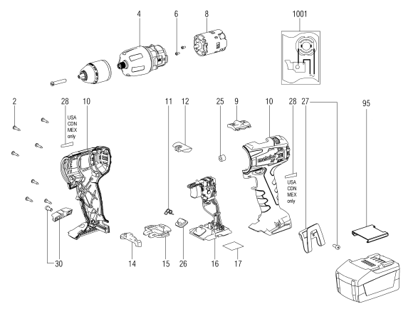 Тримач біт Metabo (343448690)