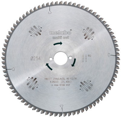 Пильний диск Metabo 167x20 HW/CT 42 FZ/TR (628074000)