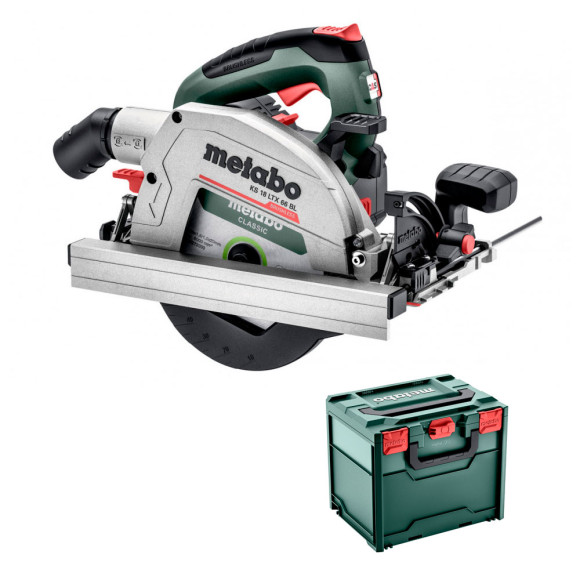 Аккумуляторная ручная дисковая пила Metabo KS 18 LTX 66 BL, корпус (611866840)