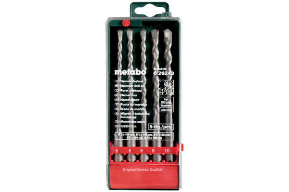 Набір бурів Metabo SDS-Plus Classic 5 предметів (626243000)