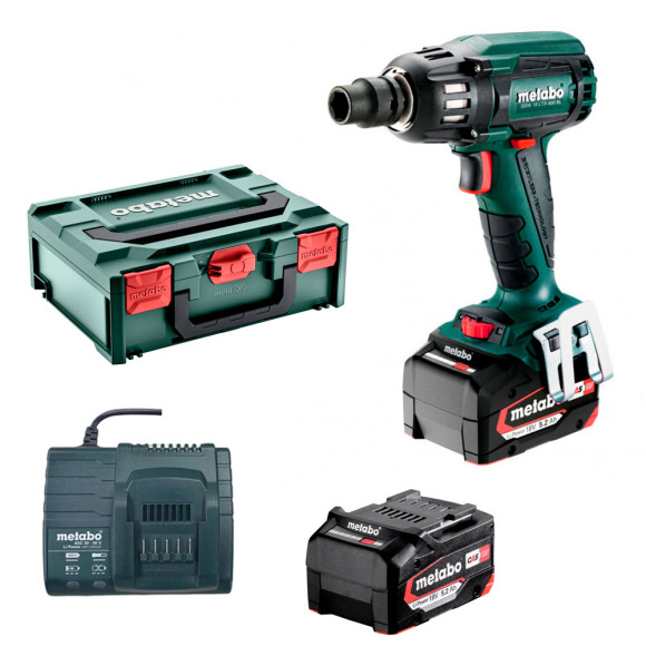 Акумуляторний ударний гайковерт Metabo SSW 18 LTX 400 BL, 18В (602205650)