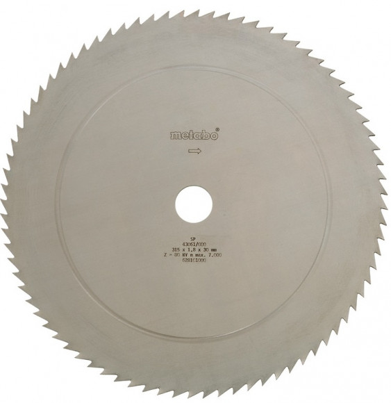 Острий диск Metabo 315х18х30мм, CV Z=80NV TKHS315 (628101000)
