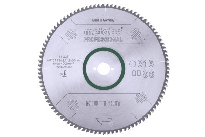 Пильний диск Metabo Multi Cut 315 мм (628226000)