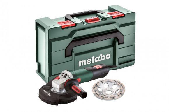 Шліфмашина для бетону / каменю Metabo RSEV 17-125 + METALOC + алмазна шліф чашка (603829510)
