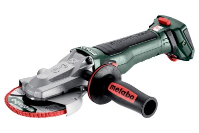 Акумуляторна болгарка з плоским корпусом редуктора Metabo WVBF 18 LT BL 11-125 Quick, 18В, каркас (601307840)