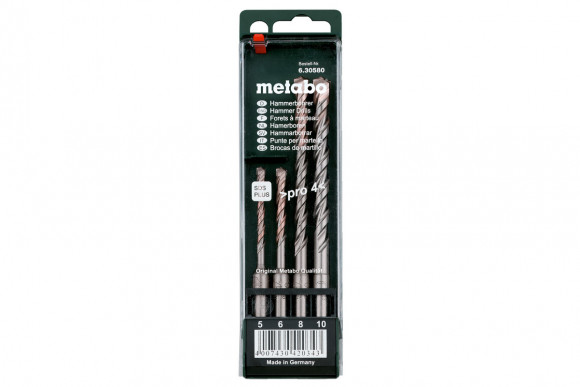 Набір бурів SDS-Plus (4 шт.) Metabo (630580000)