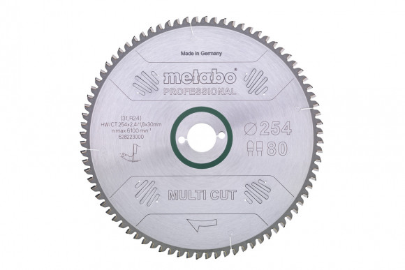 Пилковий диск METABO Multi Cut HW/CT 254x30,80WZ (628223000)