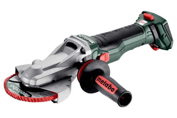 Акумуляторна болгарка з плоским корпусом редуктора Metabo WVBF 18 LTX BL 15-125 Quick, 18В, каркас (601308840)