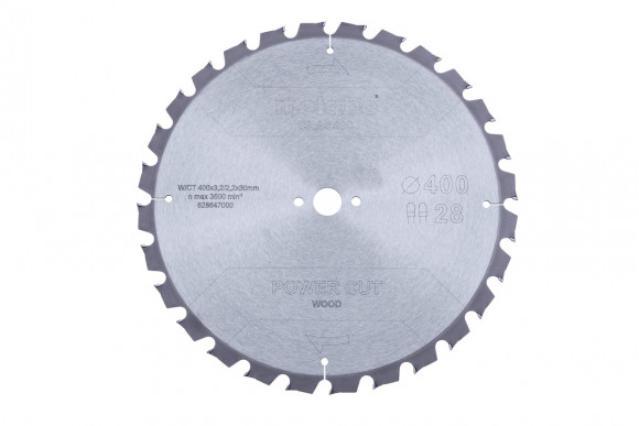 Пиляльний диск Metabo CLASSIC по дереву 400x30x3.2, 28 зуб'їв (628647000)