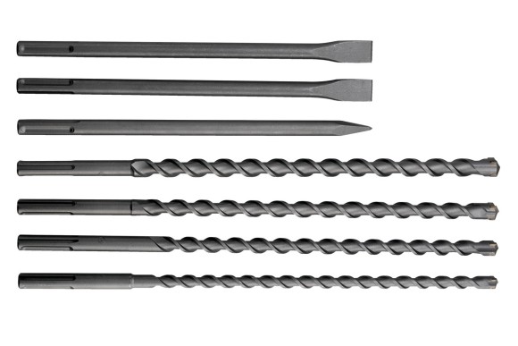 Набор зубил и сверл Metabo SDS-Max SP 7 предметов (623106000) Набор зубил и сверл Metabo SDS-Max SP 7 предметов (623106000)