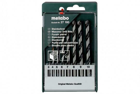 Набір свердел по каменю Metabo (627193000)