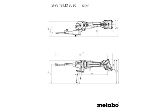 Аккумуляторный ленточный напильник Metabo BFVB 18 LTX BL 90, 18В, каркас (601767840) Аккумуляторный ленточный напильник Metabo BFVB 18 LTX BL 90, 18В, каркас (601767840)
