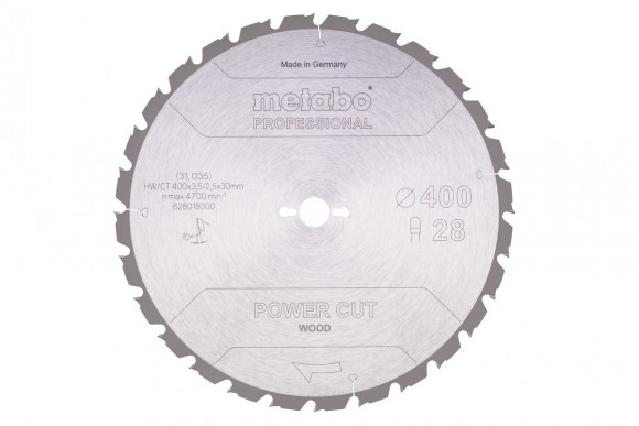 Пилковий диск Metabo Power Cut 400 мм (628018000)