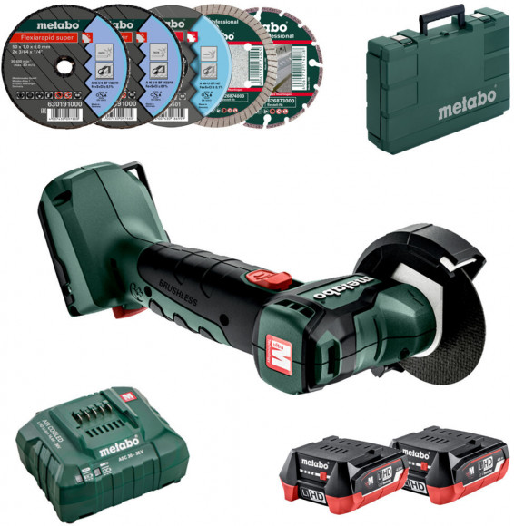 Аккумуляторная болгарка Metabo PowerMaxx CC 12 BL (600348500)