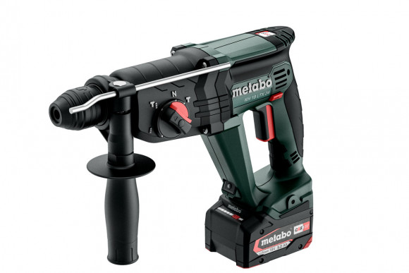 Акумуляторний перфоратор Metabo KH 18 LTX 24, 2X5.2AH, кейс METABOX (601712650)