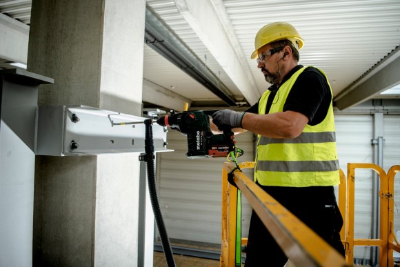 Акумуляторний комбінований перфоратор Metabo KH 18 LTX BL 35 Quick, 18В, каркас (600813840) 