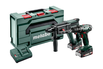 Акумуляторні інструменти в комплекті Metabo Combo Set 2.3.2 (BS 18 + KH 18LTX 24), 18В (685216500) Акумуляторні інструменти в комплекті Metabo Combo Set 2.3.2 (BS 18 + KH 18LTX 24), 18В (685216500)