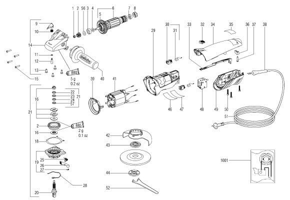 Натискна кнопка Metabo (343393410) Натискна кнопка Metabo (343393410)