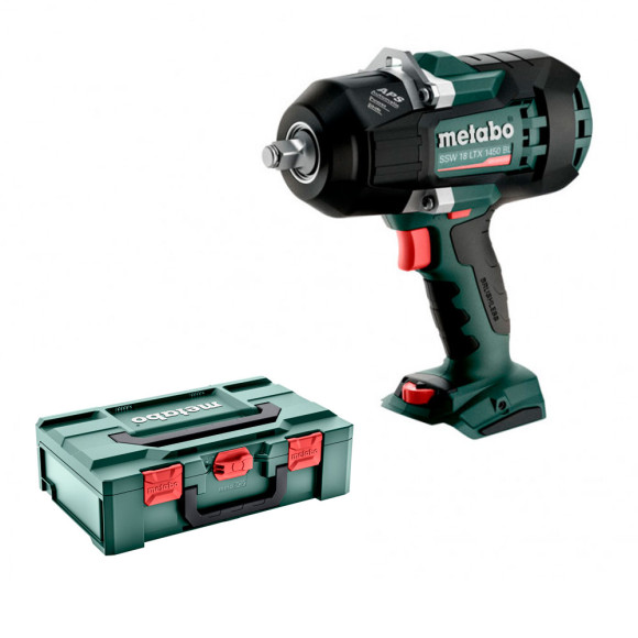 Акумуляторний ударний гайковерт Metabo SSW 18 LTX 1450 BL, 18В, каркас (602401840)