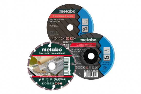Набір дисків Metabo 76 х 10 мм 3 шт (626879000)