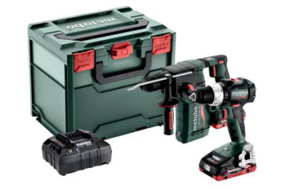 Акумуляторні інструменти в комплекті Metabo Combo Set 2.3.6 (BS 18LT BL + KH 18LTX BL 24), 18В (685218800) Акумуляторні інструменти в комплекті Metabo Combo Set 2.3.6 (BS 18LT BL + KH 18LTX BL 24), 18В (685218800)