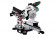 Акумуляторна торцювальна пила з протяжкою Metabo KGS 18 LTX BL 216 2х5.2 Аг (614216650)