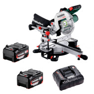 Акумуляторна торцювальна пила з протяжкою Metabo KGS 18 LTX BL 216 (614216650)