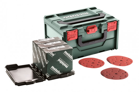 Набір шліфувального паперу на липучці Metabo Metaloc Multi-hole 150 мм, 150 шт (626756000)
