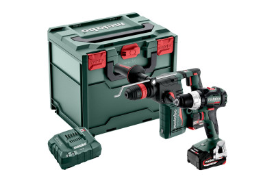 Акумуляторні інструменти в комплекті Metabo Combo Set 2.4.8 (BS 18LT BL + KH 18LTX BL 24 Quick), 18В (685219650) Акумуляторні інструменти в комплекті Metabo Combo Set 2.4.8 (BS 18LT BL + KH 18LTX BL 24 Quick), 18В (685219650)