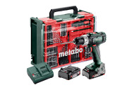 Аккумуляторная ударная дрель-шуруповерт Metabo SB 18 L SET Мобильная мастерская (602317710)