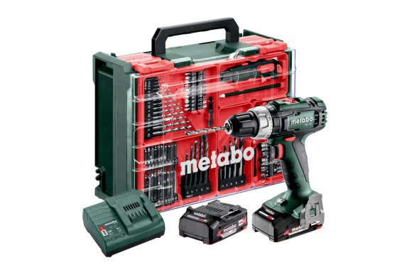 Аккумуляторная ударная дрель-шуруповерт Metabo SB 18 L SET Мобильная мастерская (602317710)