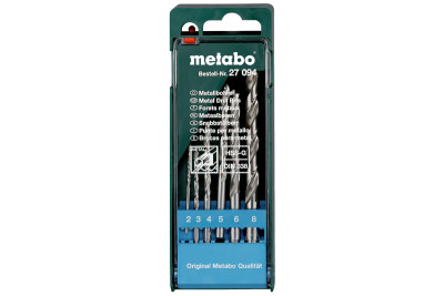 Набор сверл по металлу Metabo HSS-G 6 предметов (627094000)