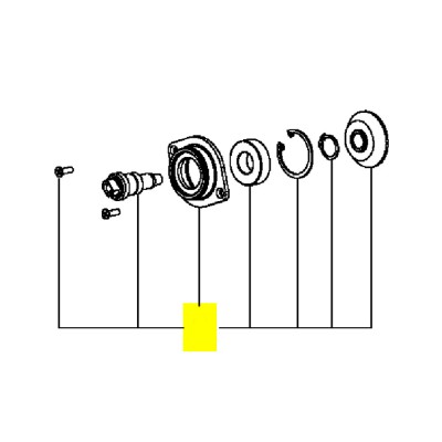Редуктор в зборі Metabo (KGS18 LTX BL 305) (316075850)