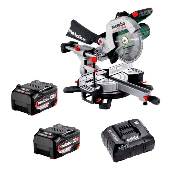Аккумуляторная торцовочная пила с направляющей Metabo KGS 18 LTX BL 254 (614254810)