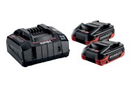 Набір акумуляторів Metabo LiHDX 18В, 2х4.0 А·год + Зарядний пристрій ASC 145 (685306000)
