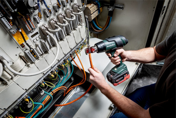 Аккумуляторный строительный фен Metabo HG 18 LTX 500, 18В, каркас (610502850)