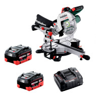 Акумуляторна торцювальна пила з протяжкою Metabo KGS 18 LTX BL 216 (614216810)