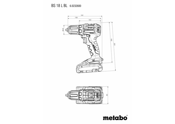 Аккумуляторная дрель-шуруповерт Metabo BS 18 L BL (613155800) Аккумуляторная дрель-шуруповерт Metabo BS 18 L BL (613155800)