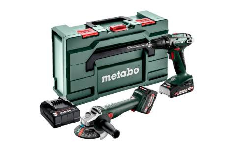 Акумуляторні інструменти в комплекті Metabo Combo Set 2.6.6 (BS 18 + W 18 7-125) (685234000)