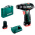 Аккумуляторный ударный шуруповерт Metabo PowerMaxx SB BL, 12В (601784500)