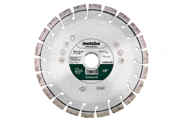 Сегментний алмазний диск Metabo Professional UP, 180 мм (628561000)