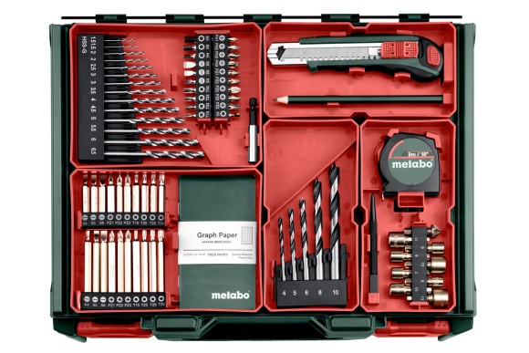 Аккумуляторный шуруповерт Metabo BS 18 L Set, 18В, Мобильная мастерская (614051710) Аккумуляторный шуруповерт Metabo BS 18 L Set, 18В, Мобильная мастерская (614051710)