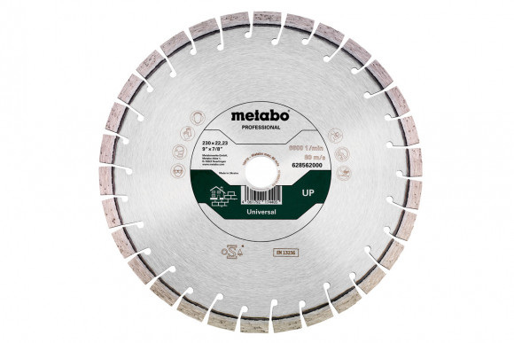 Сегментний алмазний диск Metabo Professional UP, 230 мм (628562000)