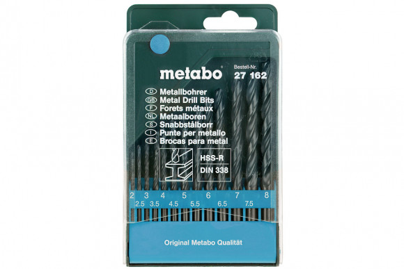 Набір свердл Metabo HSS-R, 13 шт. (627162000)