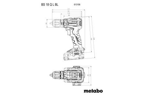 Аккумуляторная дрель-шуруповерт Metabo BS 18 L BL Quick (613156800) Аккумуляторная дрель-шуруповерт Metabo BS 18 L BL Quick (613156800)