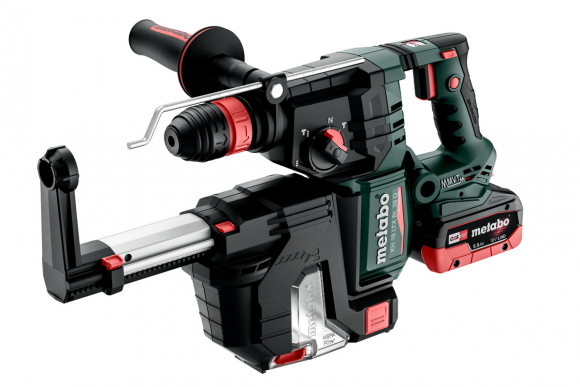 Акумуляторний перфоратор Metabo KH 18 LTX BL 28 Q SET ISA, 2*5.5 Ач (601715930)