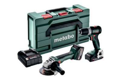 Акумуляторні інструменти в комплекті Metabo Combo Set 2.6.5 (BS 18L BL + W 18L BL 9-125), 18В (685233000) Акумуляторні інструменти в комплекті Metabo Combo Set 2.6.5 (BS 18L BL + W 18L BL 9-125), 18В (685233000)