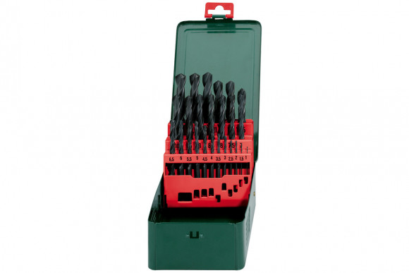 Набір свердл по металу 25 шт. (d 1-13 мм) HSS-R Metabo (627152000)